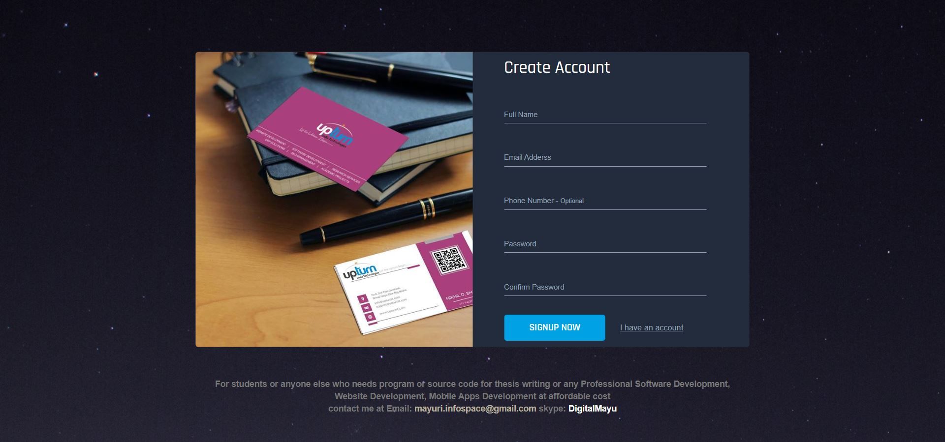 projects using html css