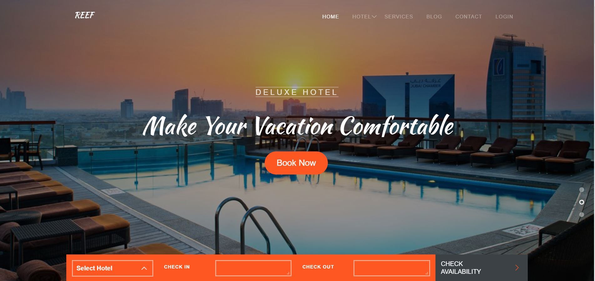 Hotel website