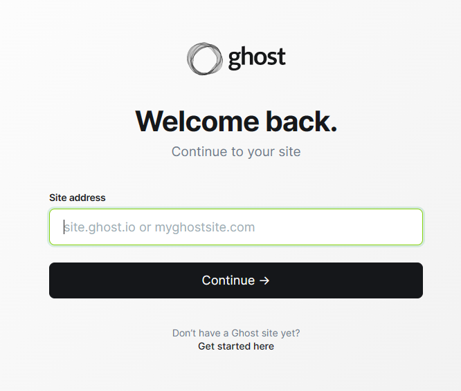 How to create blog on Ghost