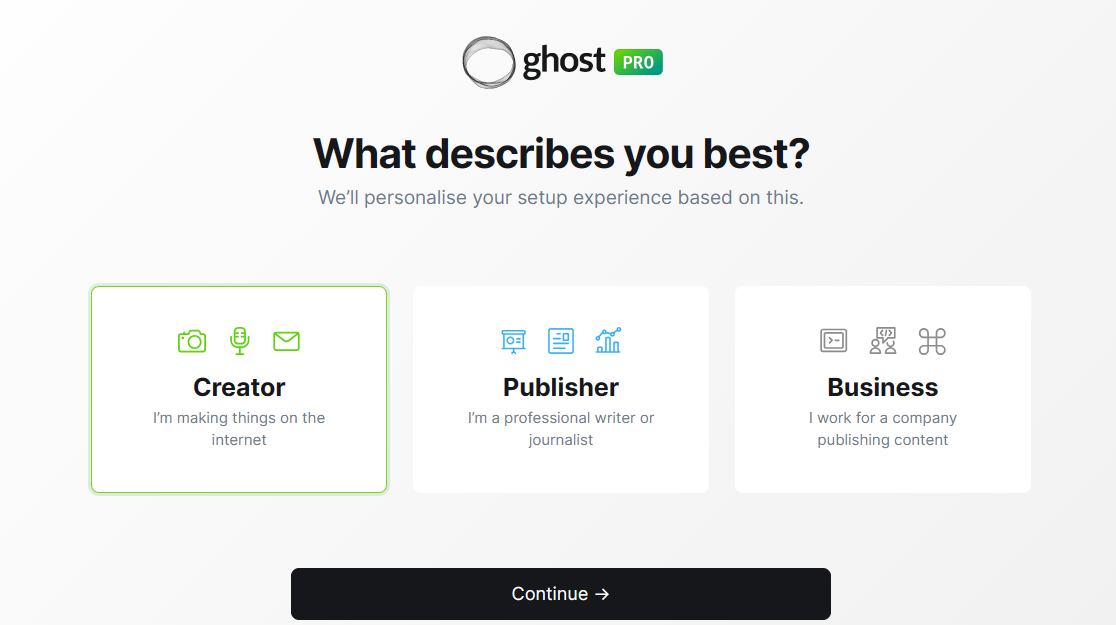 How to create blog on Ghost